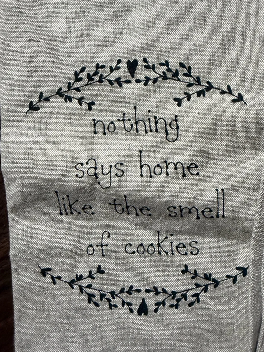 Unbranded Cream Cotton Kitchen Towels - Bakers Gonna Bake & Cookie Quote